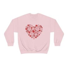 Load image into Gallery viewer, Heart Paw Print Sweatshirt
