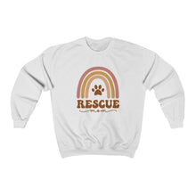 Load image into Gallery viewer, Rescue Mom white Sweatshirt

