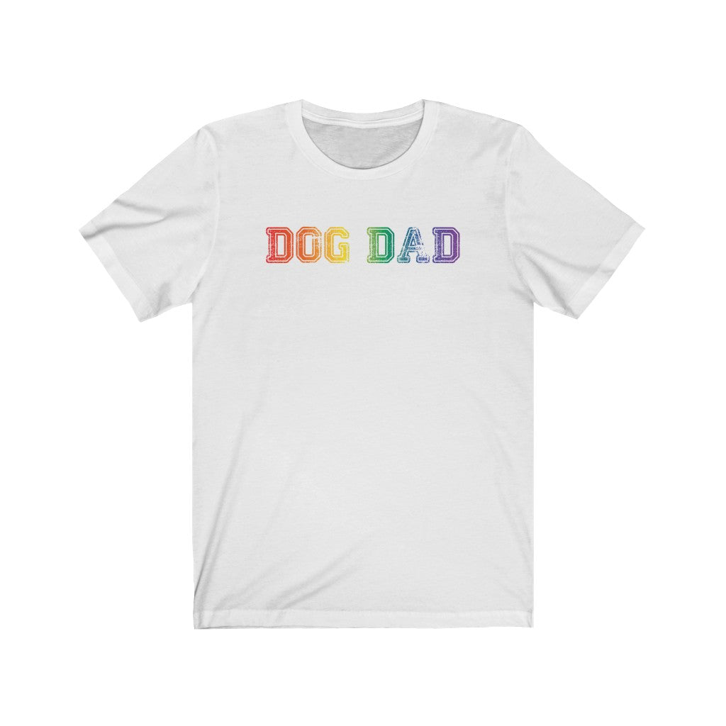 Faded Pride Dog Dad T-Shirt