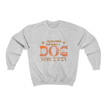 Load image into Gallery viewer, Best Dog Mom Ever Sweatshirt in grey
