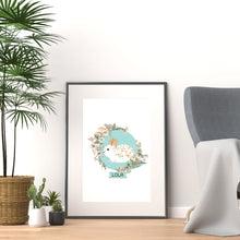Load image into Gallery viewer, Personalized Bunny Printable Portrait
