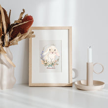 Load image into Gallery viewer, Personalized Bunny Printable Portrait
