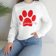Load image into Gallery viewer, Paw Love Dog Mom Sweatshirt
