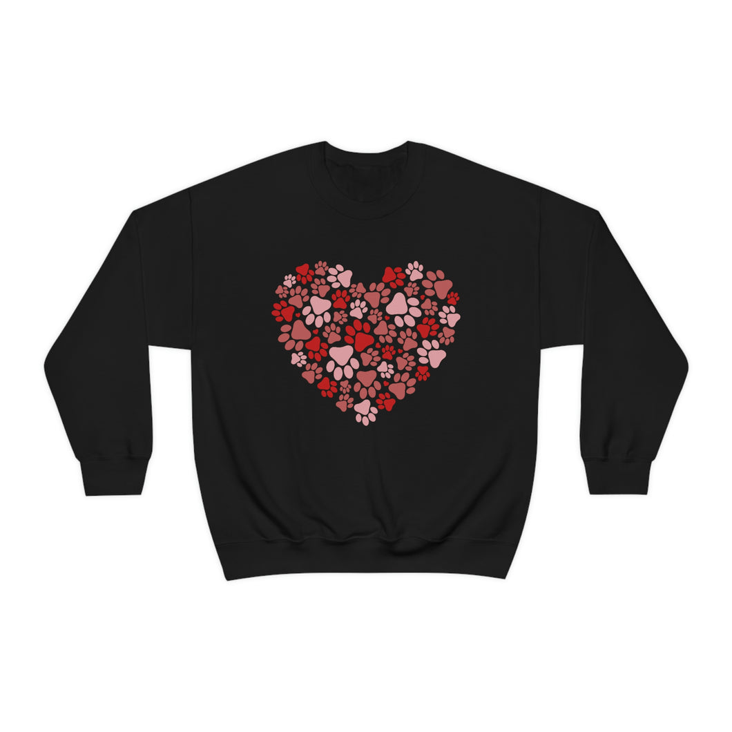 Heart Paw Print Sweatshirt