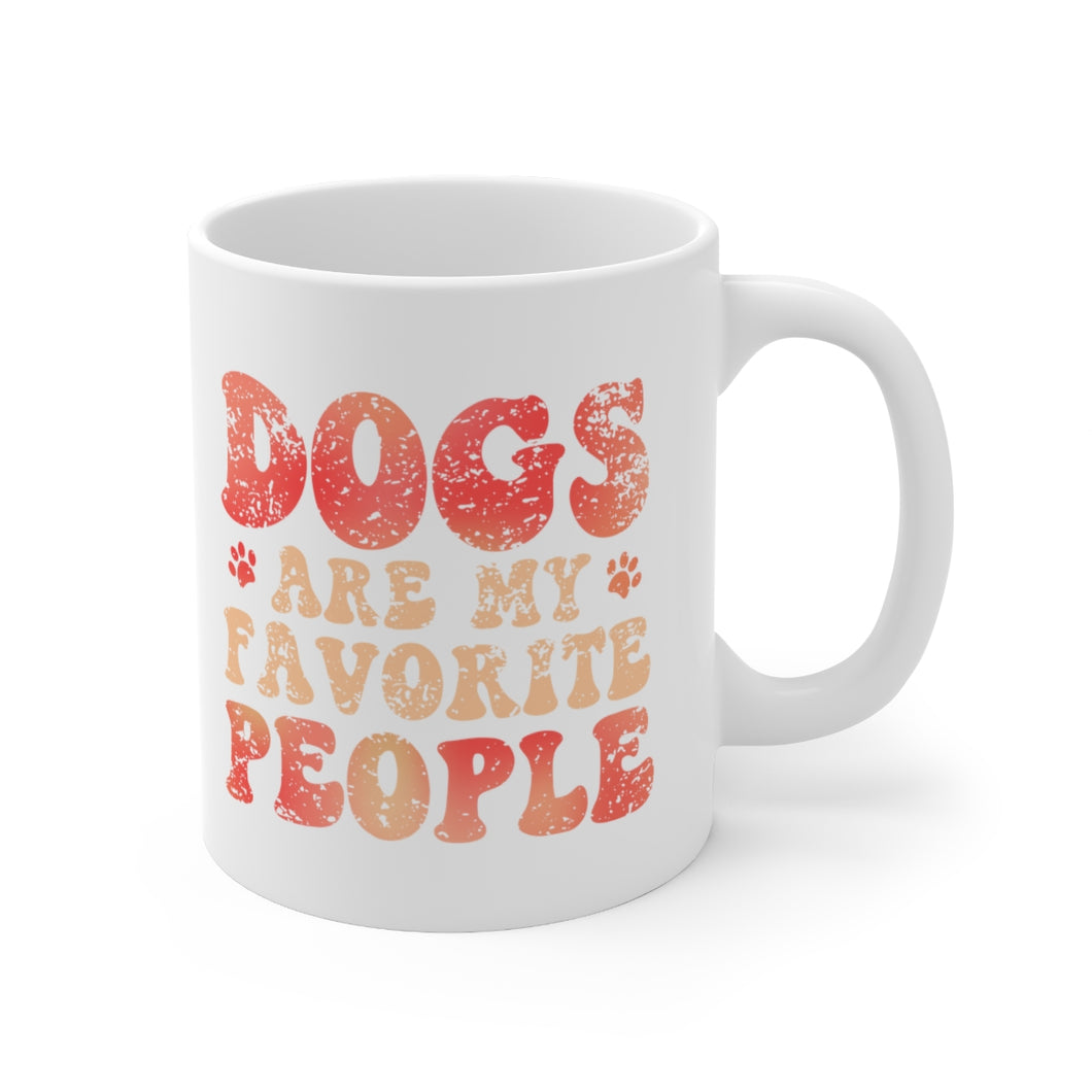 Dogs are My Favorite People mug