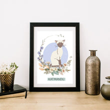 Load image into Gallery viewer, Personalized Cat Printable Portrait
