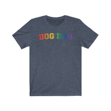 Load image into Gallery viewer, Pride Dog Dad Shirt in heather navy
