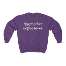 Load image into Gallery viewer, dog mom coffee lover sweater
