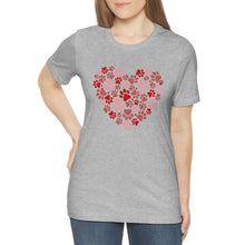 Load image into Gallery viewer, Heart Paw tee
