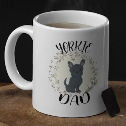 Yorkie Dog Dad mug