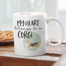 Load image into Gallery viewer, My Heart Belongs to a Corgi Mug
