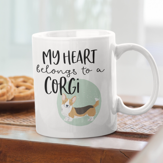 My Heart Belongs to a Corgi Mug