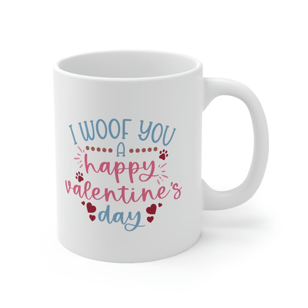 I Woof You A Happy Valentine's Day Mug