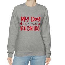 Load image into Gallery viewer, grey dog mom valentine sweatshirt
