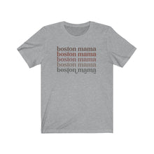 Load image into Gallery viewer, Athletic Heather Boston mama Tee
