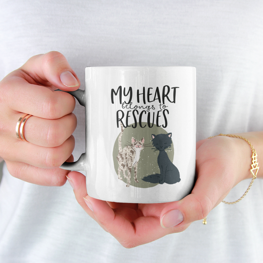 My Heart Belongs to a Rescue Mug
