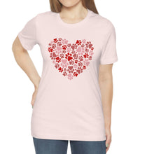 Load image into Gallery viewer, dog mom heart tshirt
