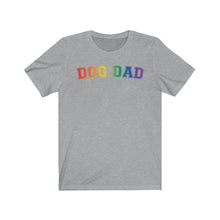 Load image into Gallery viewer, Pride Dog Dad Shirt in heather grey
