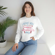 Load image into Gallery viewer, I Woof You a Happy Valentine&#39;s Day Sweatshirt
