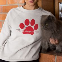 Load image into Gallery viewer, Paw Love Cat Mom Sweatshirt
