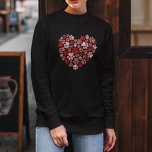 Load image into Gallery viewer, dog mom heart sweatshirt
