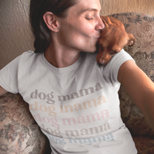 Load image into Gallery viewer, Dog Mama Retro Pastels Tshirt
