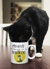 Load image into Gallery viewer, Tuxedo Cat mug
